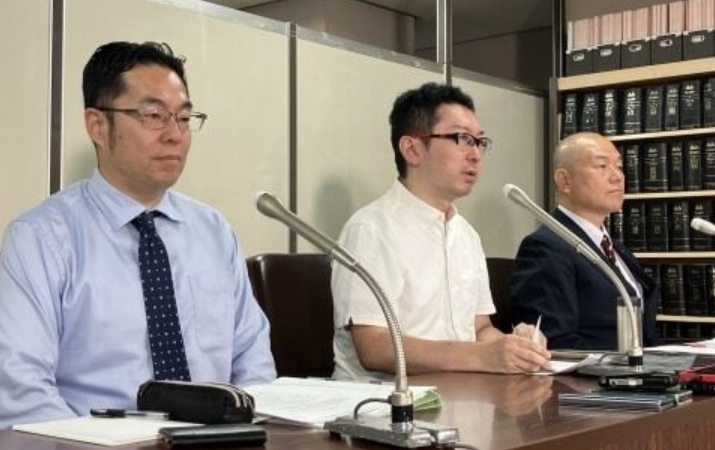 報道特集に関する提訴の記者会見
