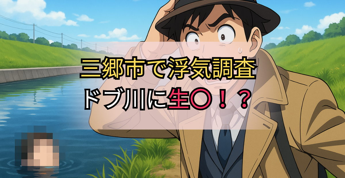 三郷市・大場川沿いの浮気調査(アイキャッチ)