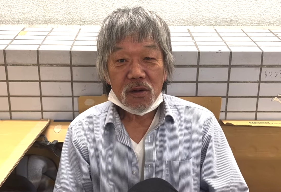 髪を切る前のナムさん