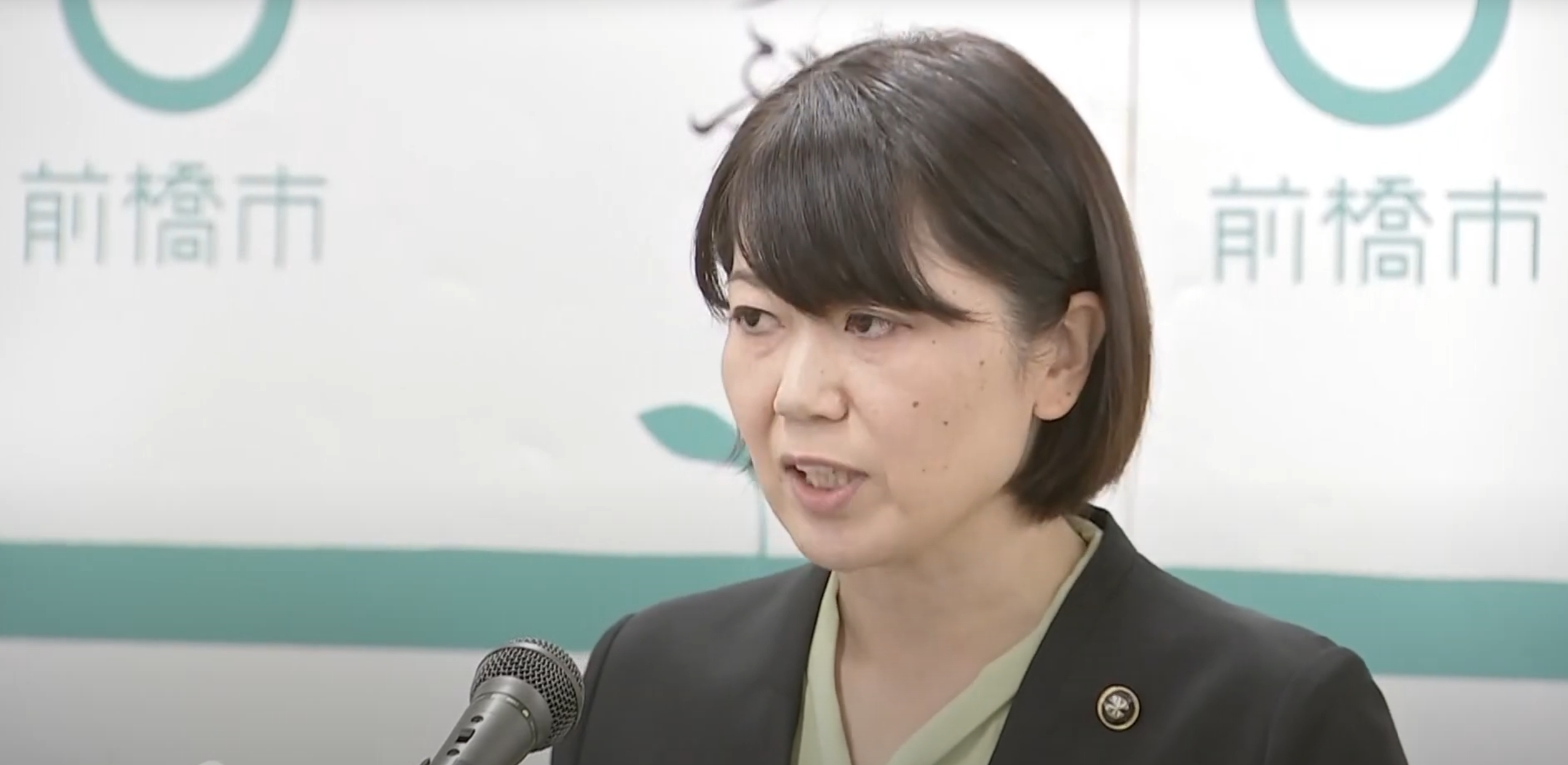 小川前橋市長 定例会見（報道イメージ）