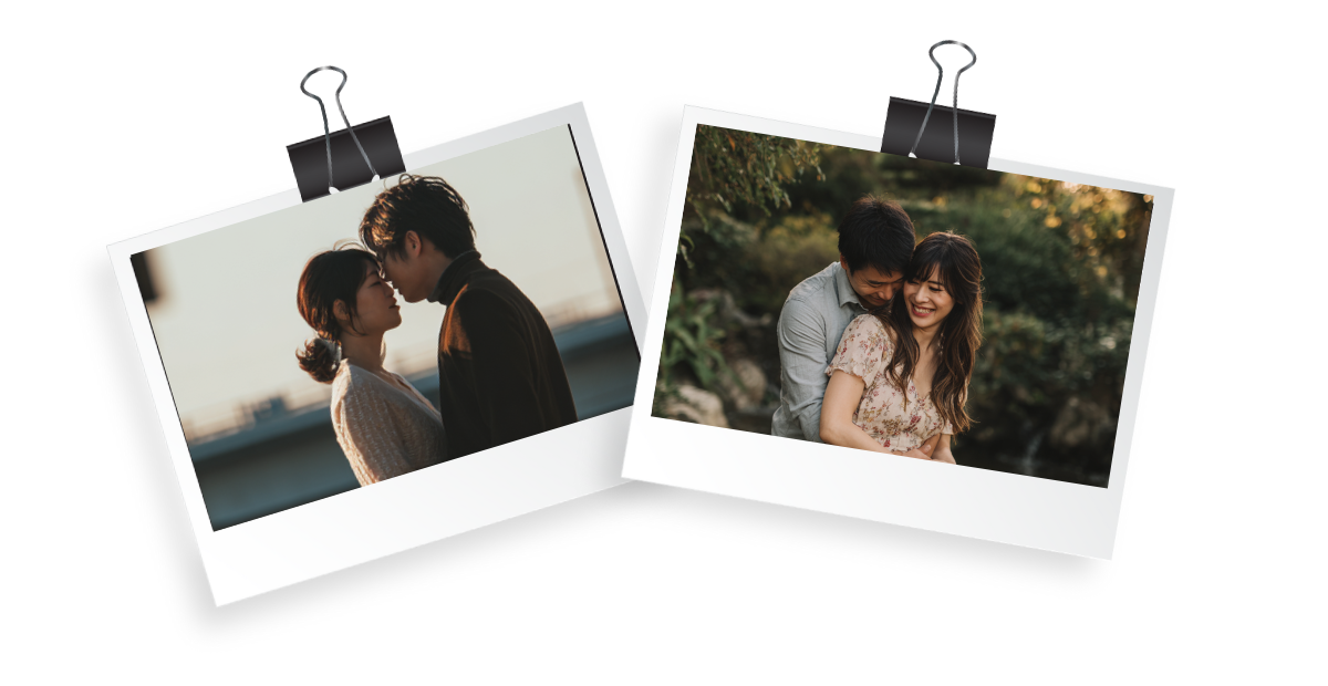 キス写真・ハグ写真のイメージ