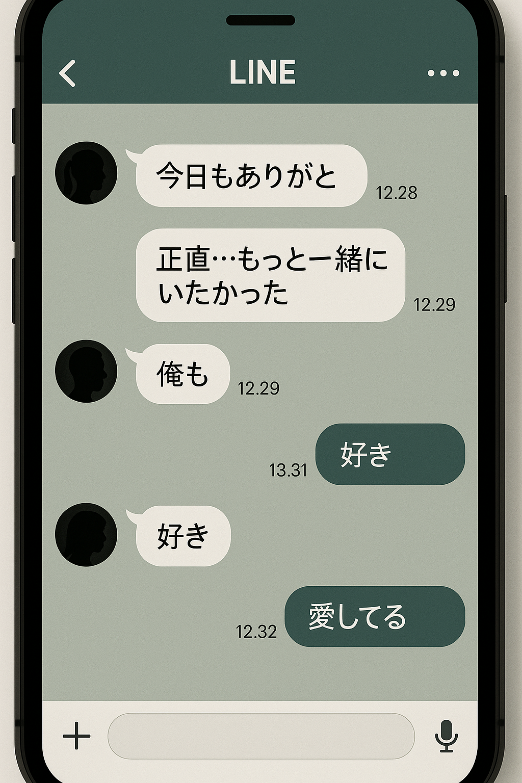 LINEトーク画面のイメージ