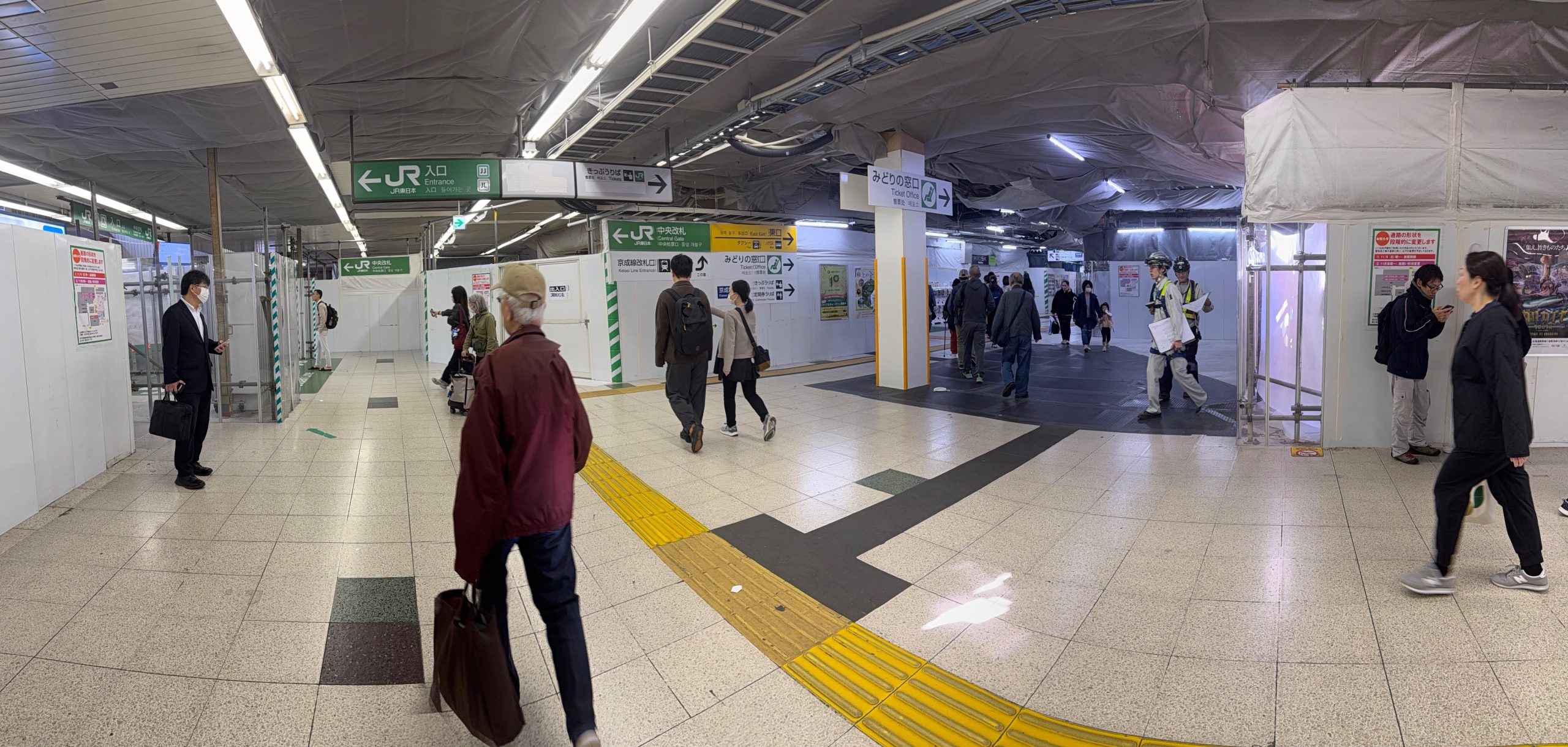 松戸駅構内の現在の動線（2）