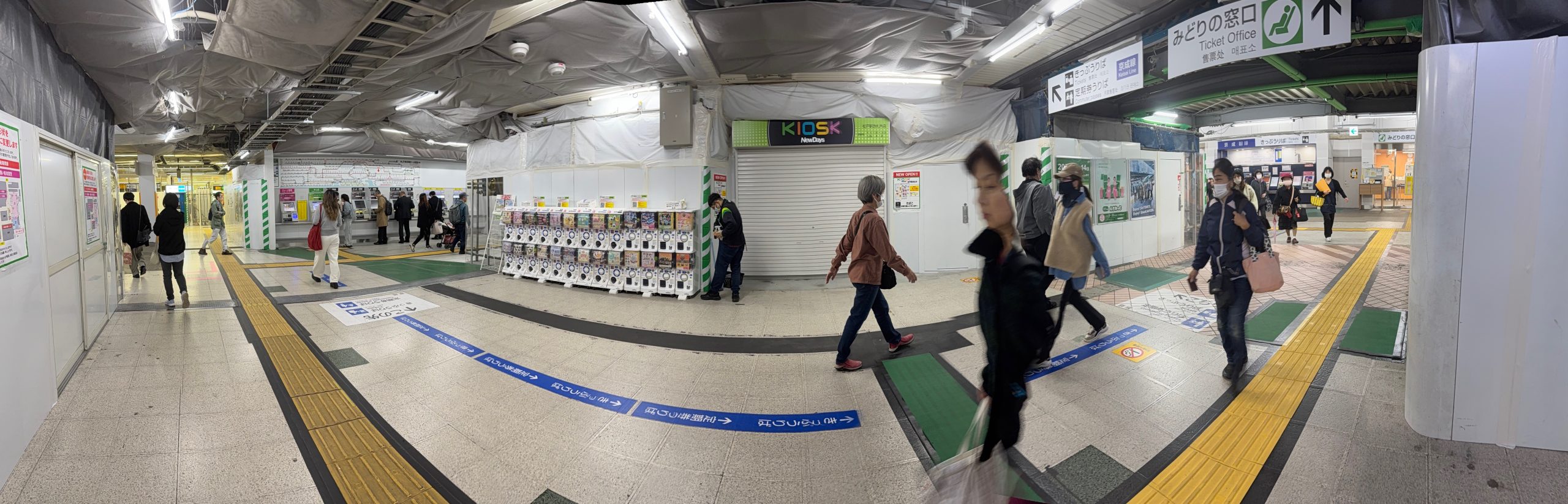 松戸駅構内の現在の動線（1）