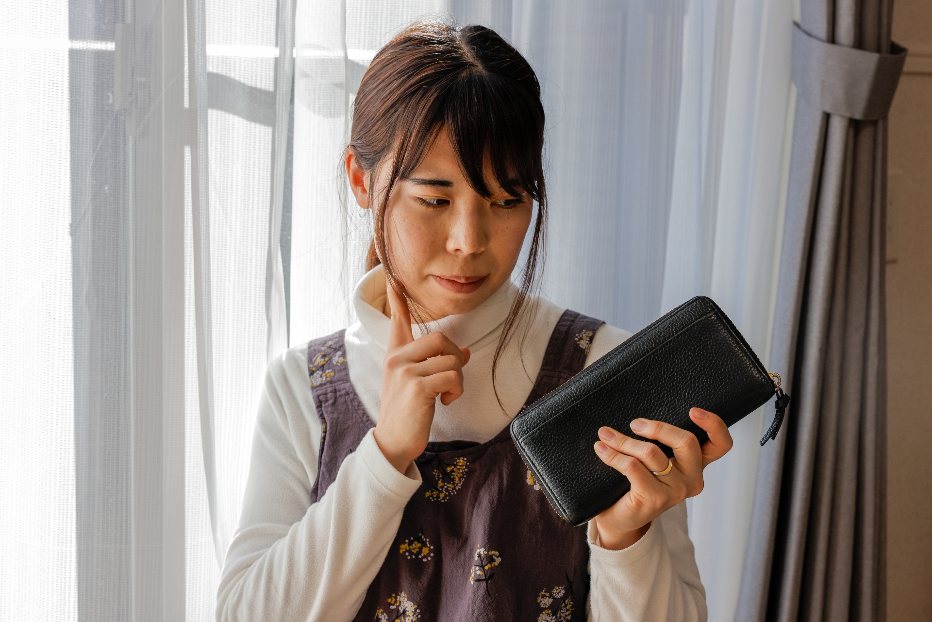 夫の金銭の動きの変化