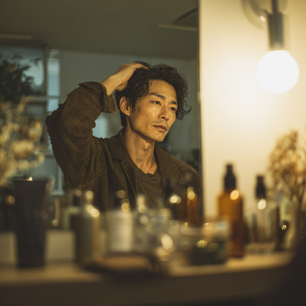 身だしなみが急に変化した夫