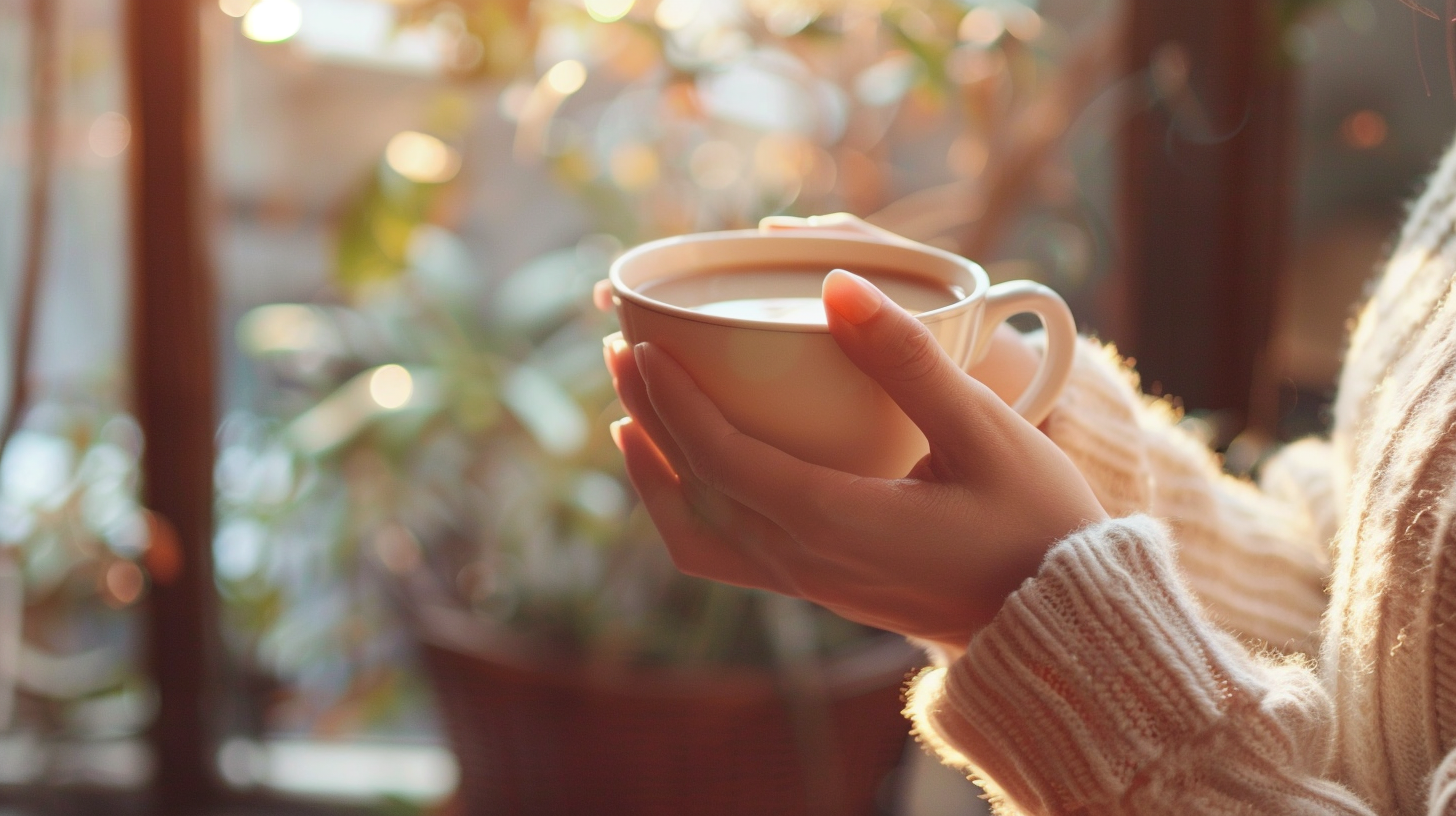 不安な気持ちを落ち着かせる、寄り添いのイメージ